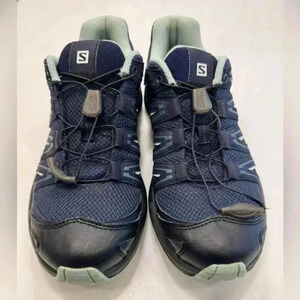 Sketchers Salomon women’s navy & green running shoes size 8.5